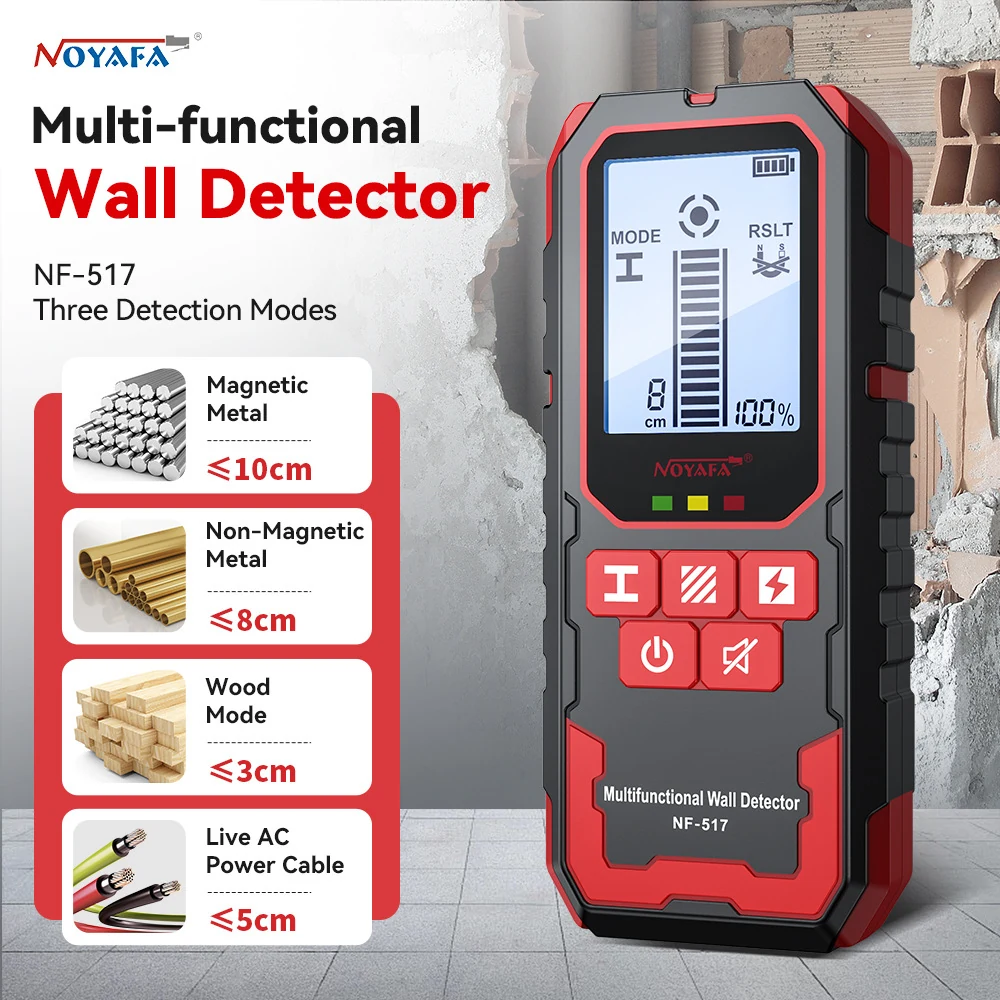 NOYAFA NF-517 Wall Detector - English Version, No Battery Included